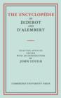 The Encyclopedie of Diderot and D'Alembert : Selected Articles - Book