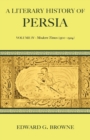 A Literary History of Persia - Book