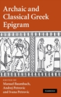 Archaic and Classical Greek Epigram - Book