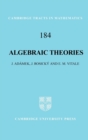 Algebraic Theories : A Categorical Introduction to General Algebra - Book