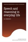 Speech and Reasoning in Everyday Life - Book