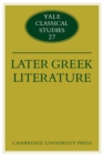 Later Greek Literature - Book