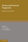 Poems and Poetical Fragments - Book