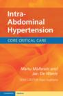 Intra-Abdominal Hypertension - Book