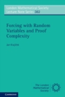 Forcing with Random Variables and Proof Complexity - Book