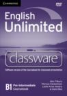 English Unlimited Pre-intermediate Classware DVD-ROM - Book