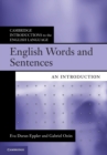 English Words and Sentences : An Introduction - Book