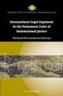 International Legal Argument in the Permanent Court of International Justice : The Rise of the International Judiciary - Book