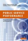 Public Service Performance : Perspectives on Measurement and Management - Book