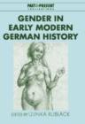 Gender in Early Modern German History - Book