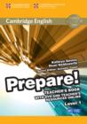 Cambridge English Prepare! Level 1 Teacher's Book with DVD and Teacher's Resources Online - Book