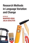 Research Methods in Language Variation and Change - Book