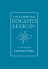 The Cambridge Descartes Lexicon - Book