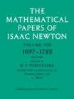 The Mathematical Papers of Isaac Newton: Volume 8 - Book