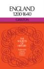 England 1200-1640 - Book