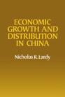 Economic Growth and Distribution in China - Book