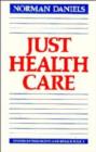Just Health Care - Book