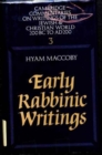 Early Rabbinic Writings - Book