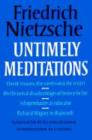 Untimely Meditations - Book
