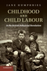 Childhood and Child Labour in the British Industrial Revolution - Book