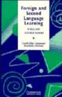 Foreign and Second Language Learning : Language Acquisition Research and its Implications for the Classroom - Book