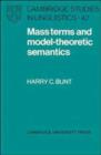 Mass Terms and Model-Theoretic Semantics - Book