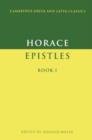 Horace: Epistles Book I - Book