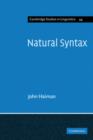 Natural Syntax : Iconicity and Erosion - Book