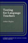 Testing for Language Teachers - Book