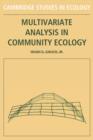Multivariate Analysis in Community Ecology - Book