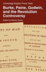 Burke, Paine, Godwin, and the Revolution Controversy - Book