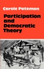 Participation and Democratic Theory - Book