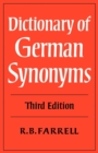 Dictionary of German Synonyms - Book