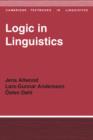 Logic in Linguistics - Book