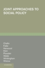 Joint Approaches to Social Policy : Rationality and Practice - Book