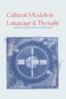 Cultural Models in Language and Thought - Book