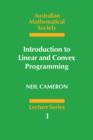Introduction to Linear and Convex Programming - Book