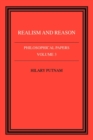 Philosophical Papers: Volume 3, Realism and Reason - Book