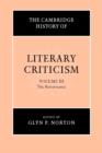The Cambridge History of Literary Criticism: Volume 3, The Renaissance - Book