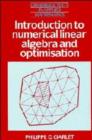 Introduction to Numerical Linear Algebra and Optimisation - Book