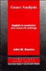 Genre Analysis : English in Academic and Research Settings - Book