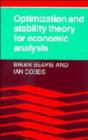 Optimisation and Stability Theory for Economic Analysis - Book