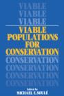 Viable Populations for Conservation - Book