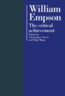 William Empson : The Critical Achievement - Book