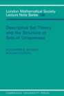 Descriptive Set Theory and the Structure of Sets of Uniqueness - Book