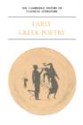 The Cambridge History of Classical Literature: Volume 1, Greek Literature, Part 1, Early Greek Poetry - Book