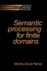 Semantic Processing for Finite Domains - Book