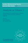 Analysis at Urbana: Volume 1, Analysis in Function Spaces - Book