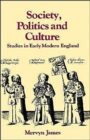 Society, Politics and Culture : Studies in Early Modern England - Book