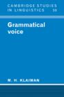 Grammatical Voice - Book